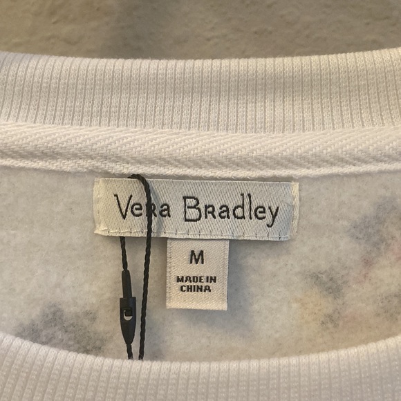 Vera Bradley Crew Neck Sweatshirt in Airy Rosa Floral Print - Picture 6 of 9